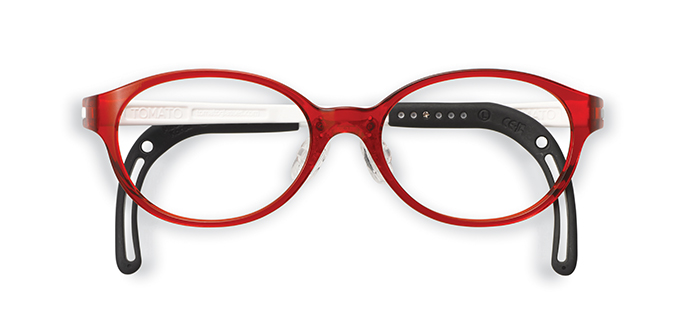 【廃盤・新品】TOMATO GLASSES TJBC9 赤×白メガネ ケース付き TJBC9 | トマトグラッシーズ