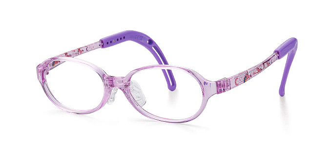 Kids Glasses (TKAC510) | Round Purple Kids Glasses | TOMATO GLASSES