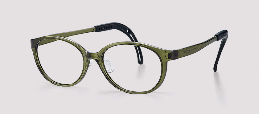 Adult Glasses (TABC5) | Oval Clear Green Glasses | TOMATO GLASSES